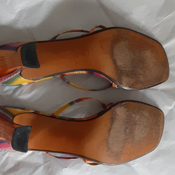 Stuart weitzman shoes, size 7 1/2, multicolored. - Picture 4 of 5